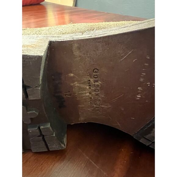 Gordon Rush Men’s DIstressed Suede Ankle Boots, Size 12 - Picture 5 of 5